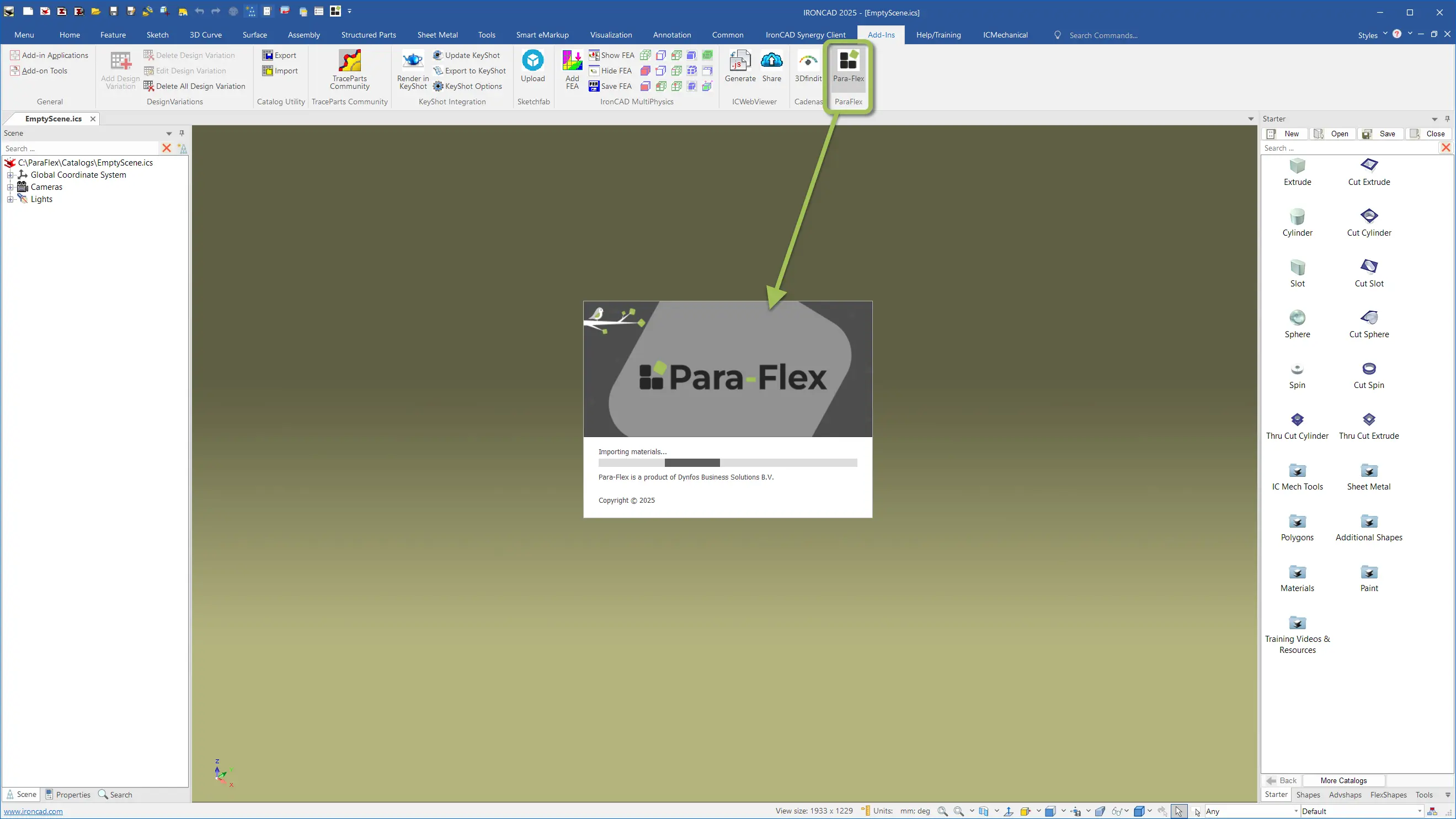 Stap zeven in het proces van de configuratie wizard van de Para-Flex software.