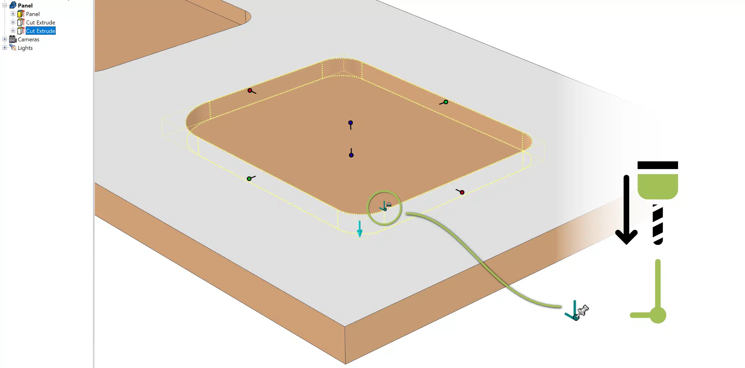 CAM DGuide AnchorDrill